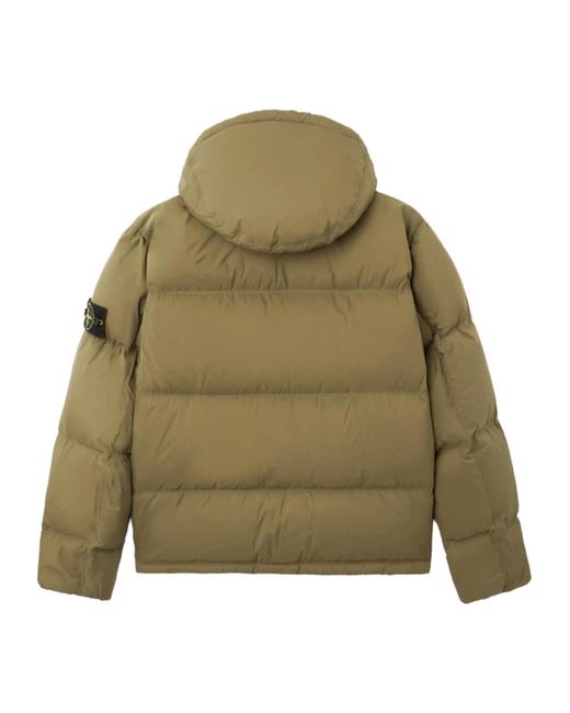 Down Jackets Stone Island de hombre de color Green