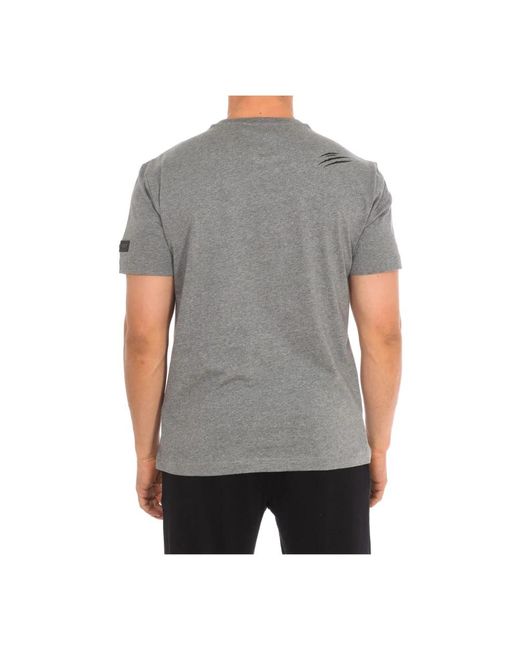 Philipp Plein T-shirt mit kurzem ärmel und claw-print,t-shirt mit kurzen ärmeln und claw-print,kurzarm t-shirt mit markendruck in Black für Herren