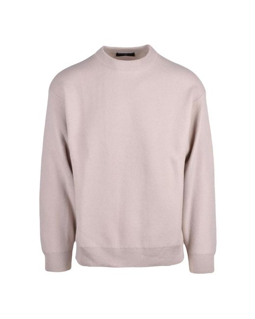Daniele Fiesoli Gray Round-Neck Knitwear for men
