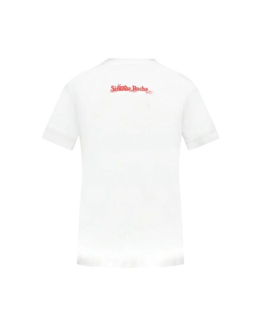 T-Shirts Simone Rocha de color White