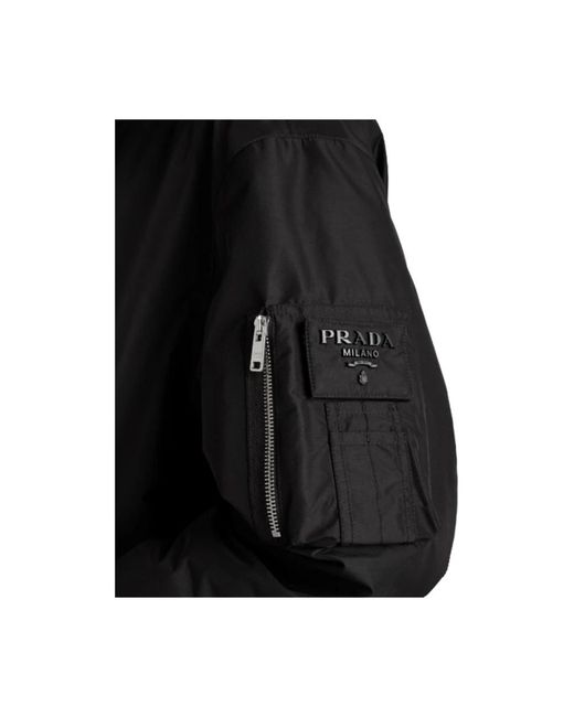 Prada Jassen ,Zwart ,Stijlvolle Jas Voor in het Black voor heren