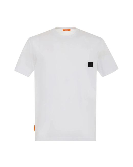 Suns Tops ,Wit ,Katoen Licht Lux T-Shirt in het White voor heren