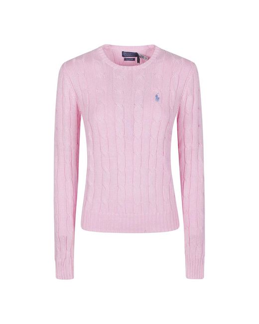 Polo Ralph Lauren Pink Round-Neck Knitwear