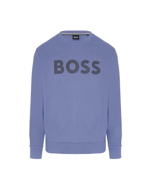 Boss Blue Sweatshirts for men