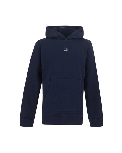 14 Bros Hoodies in het Blue voor heren