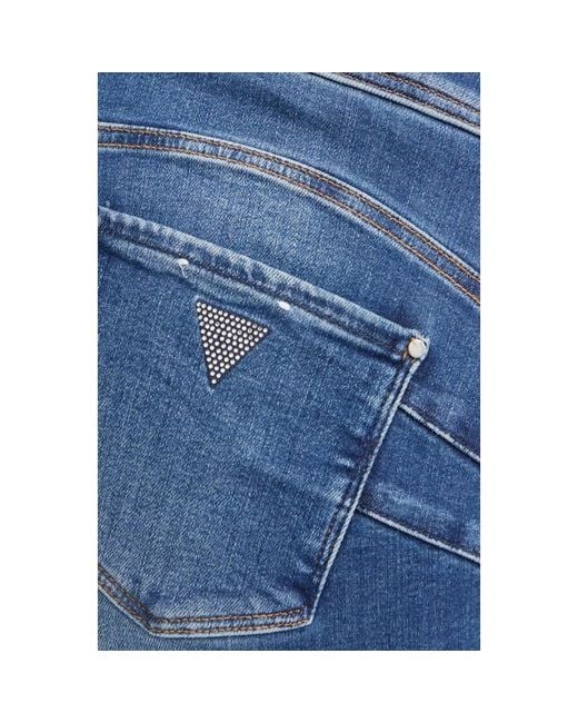 Guess Rechte Jeans in het Blue