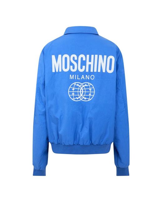 Moschino Lichte Bomberjack in het Blue voor heren