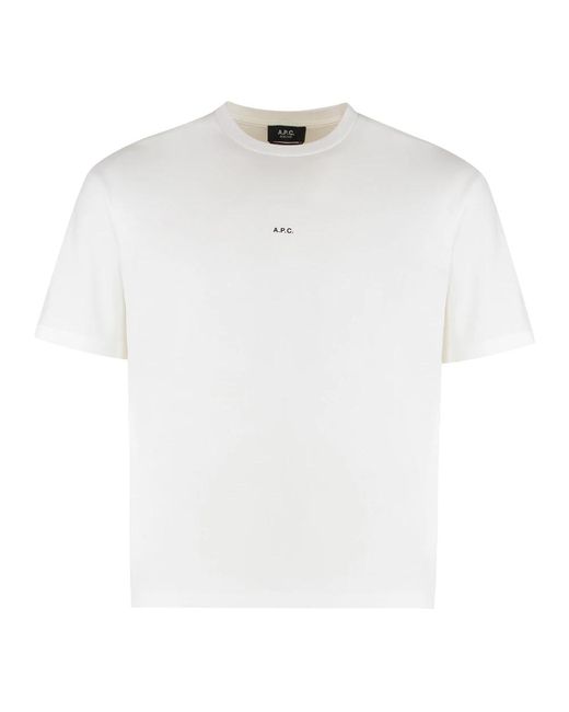 A.P.C. T-Shirts in het White voor heren