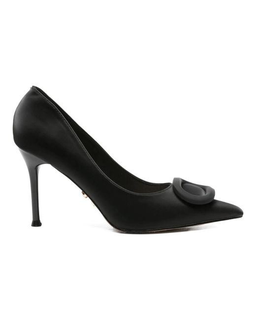Twentyfourhaitch Black Pumps