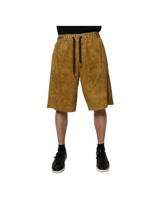 Dolce & Gabbana Green Casual Shorts for men