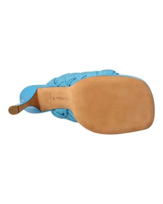 Shoes > heels > heeled mules Bottega Veneta en coloris Blue
