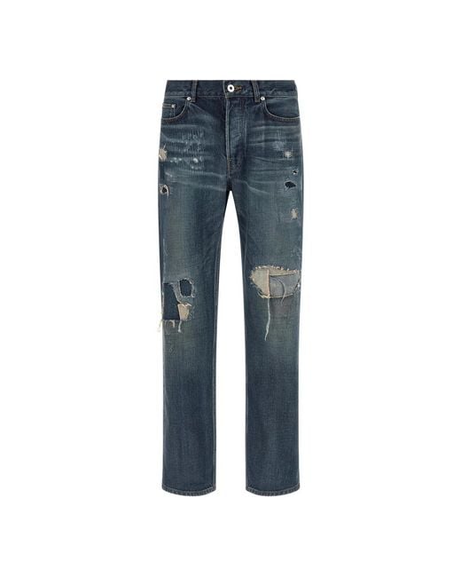 J.W. Anderson Blue Straight Jeans for men