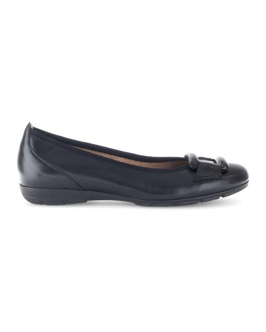 Gabor Blue Ballerina Shoes