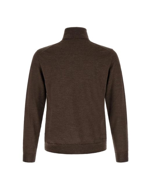 Zanone Brown Turtlenecks for men