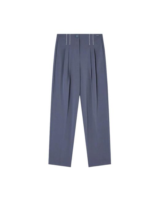 ARMANI EXCHANGE Blue Wide Trousers