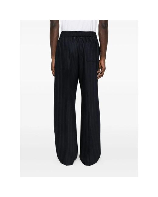 Golden Goose Deluxe Brand Black Wide Trousers for men