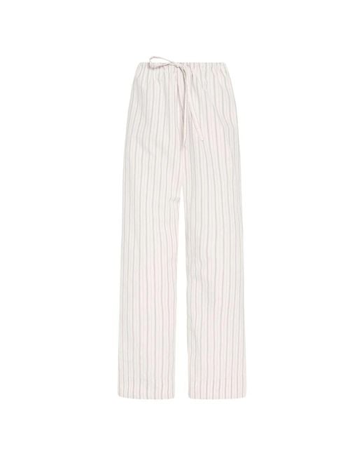 The Row Wide Trousers in het White