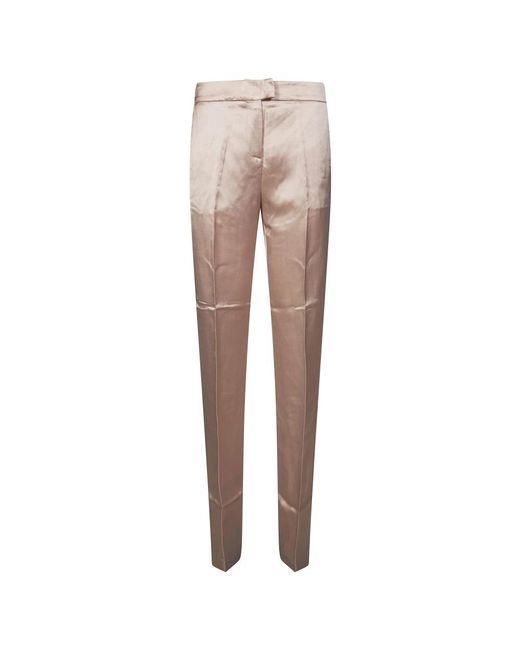 ANDAMANE Natural Slim-Fit Trousers