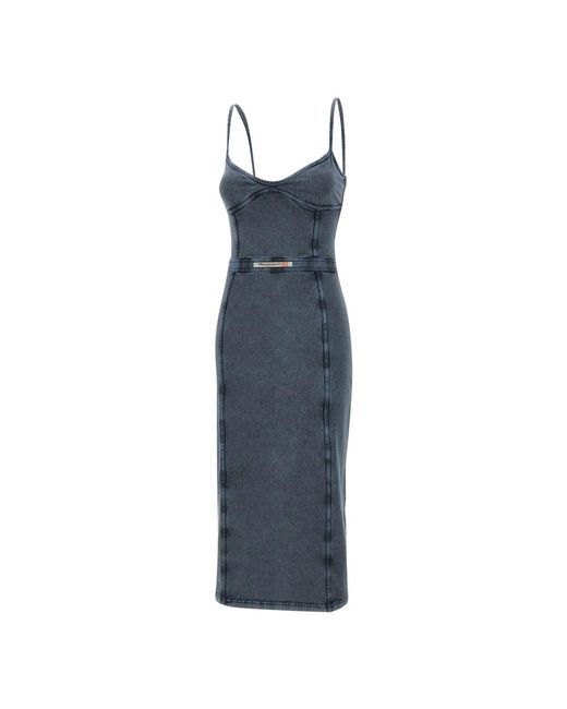 DIESEL Blue Midi Dresses