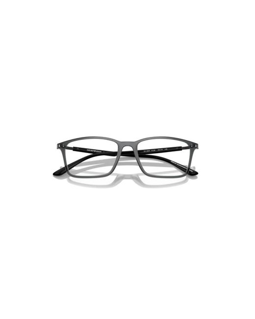 Emporio Armani Gray Glasses for men
