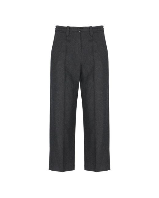 Straight Trousers Brunello Cucinelli en coloris Gray