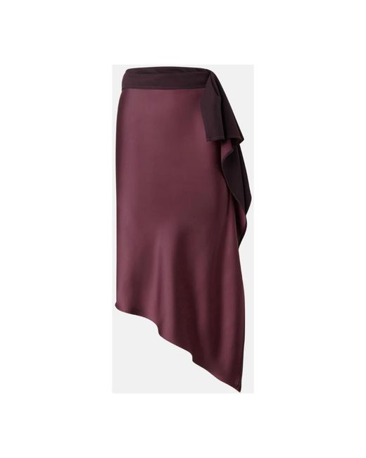 Pinko Purple Midi Skirts
