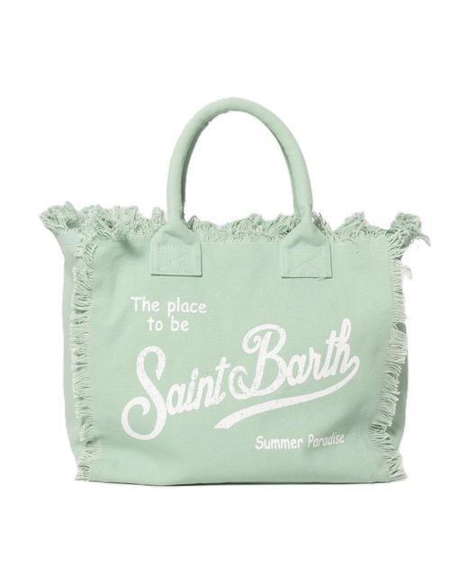 Mc2 Saint Barth Green Shopping Bags