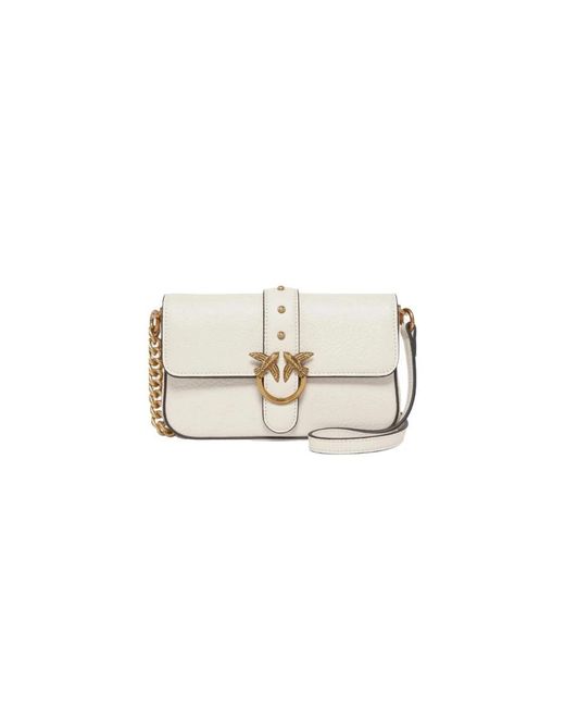 Pinko White Cross Body Bags