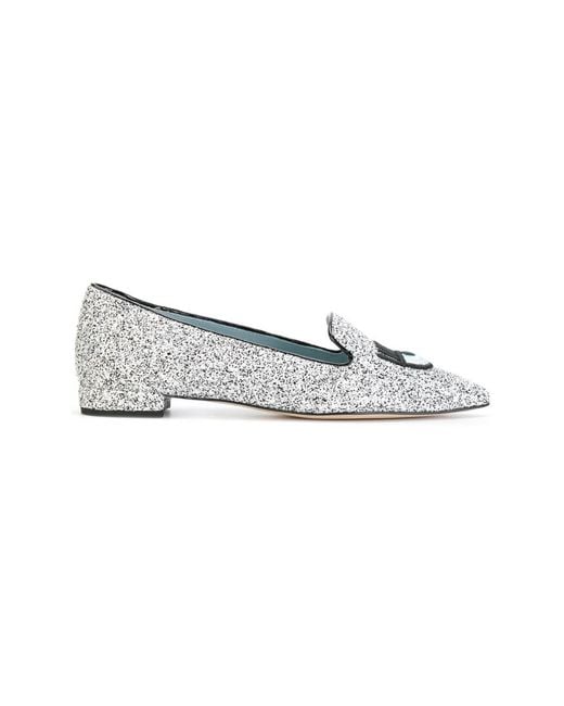 Chiara Ferragni Gray Pumps