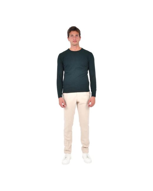 Franzese Collection Blue Round-Neck Knitwear for men