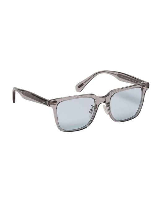 Sunglasses di Oliver Peoples in Metallic da Uomo