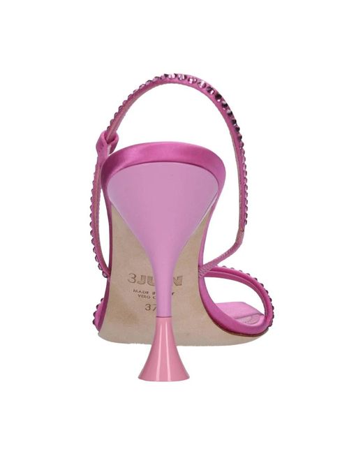 3Juin Pink High Heel Sandals