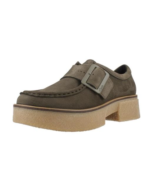 Flats Clarks en coloris Brown