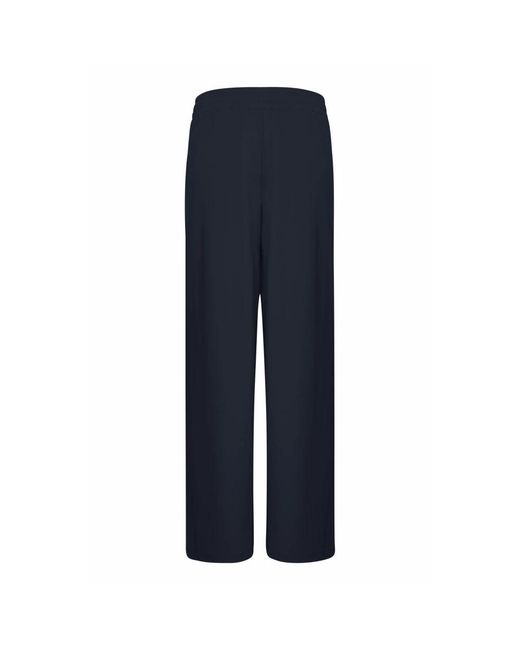 Ichi Blue Wide Trousers