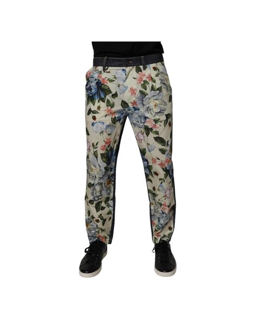 Dolce & Gabbana Black Straight Fit Jeans for men