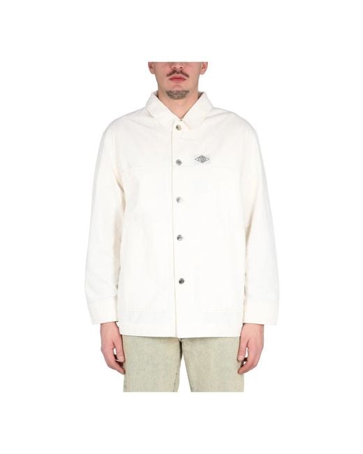 Etudes Studio White Light Jackets for men