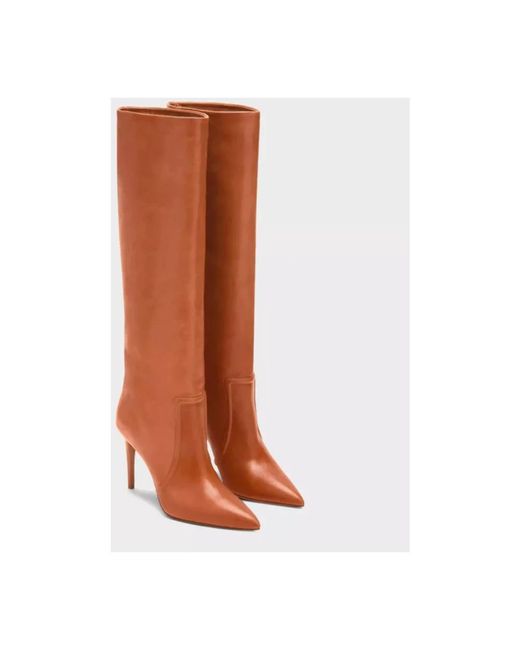 Paris Texas Brown Heeled Boots