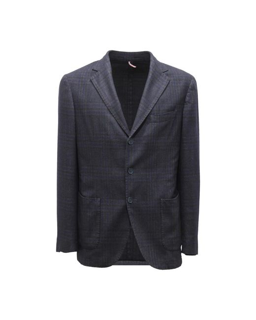 Santaniello Blue Blazers for men