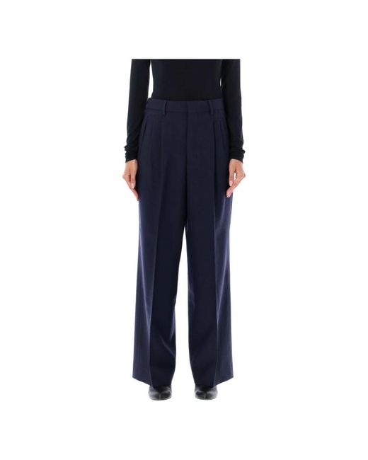 AMI Blue Wide Trousers