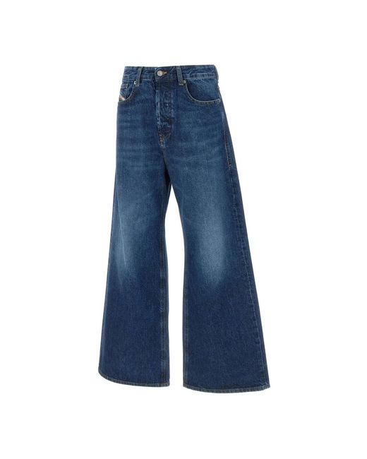 DIESEL Blue Wide Jeans