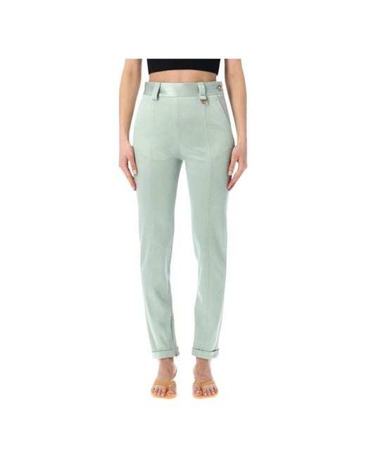 Chloé Green Slim-Fit Trousers