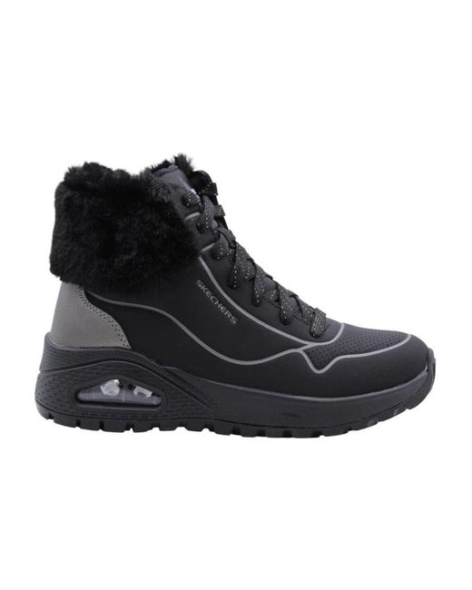 Skechers Black Winter Boots