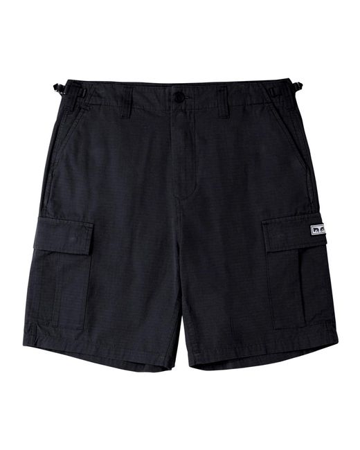 Casual Shorts Obey de hombre de color Black