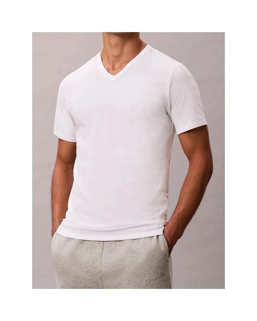Calvin Klein White T-Shirts for men