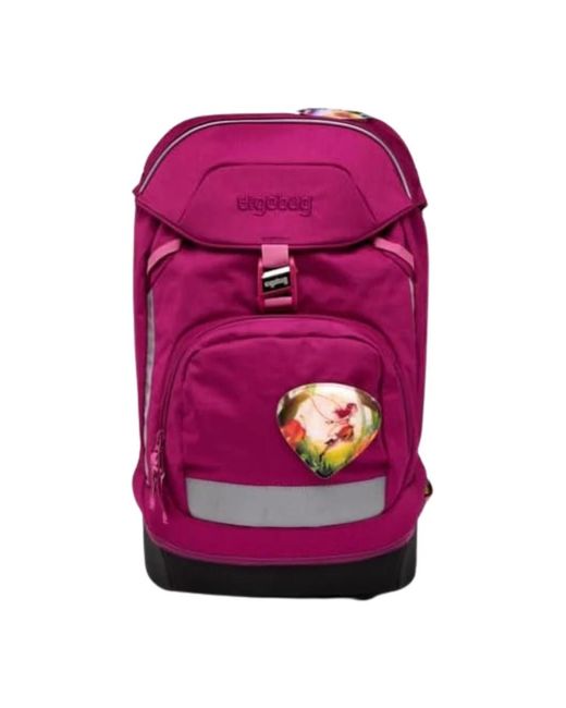 ergobag Tassen ,Roze ,Aanpasbare Paarse Kinderrugzak in het Purple