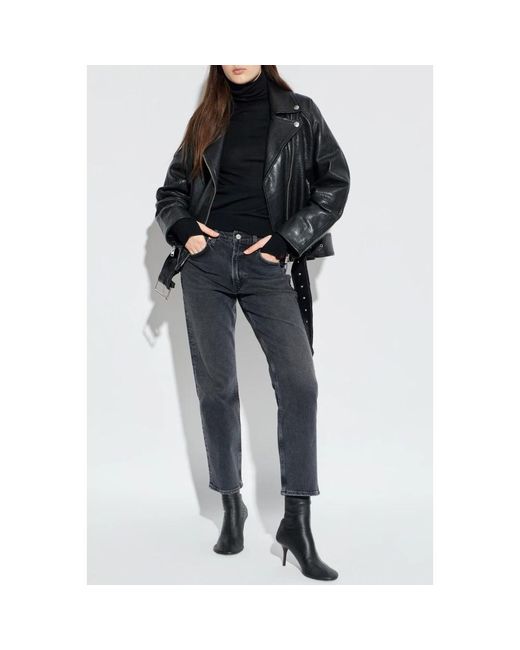 Leather Jackets Stand Studio en coloris Black
