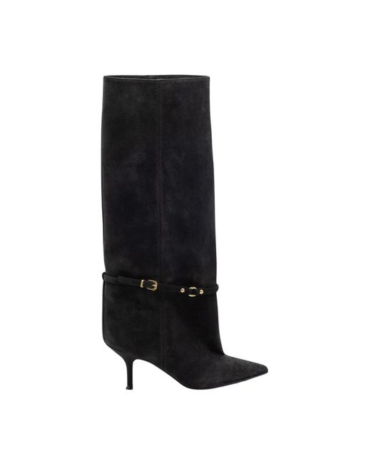 Lella Baldi Black Tubular Boot