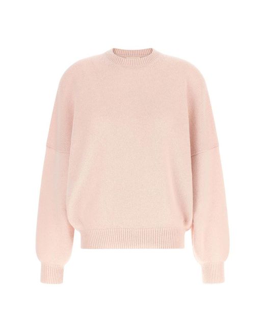 Khaite Pink Cashmere Knitwear