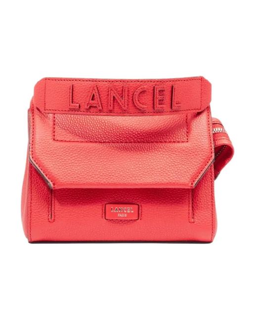 Lancel Red Cross Body Bags