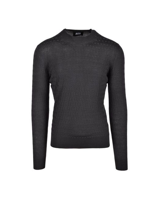Alpha Studio Maglia in Black für Herren